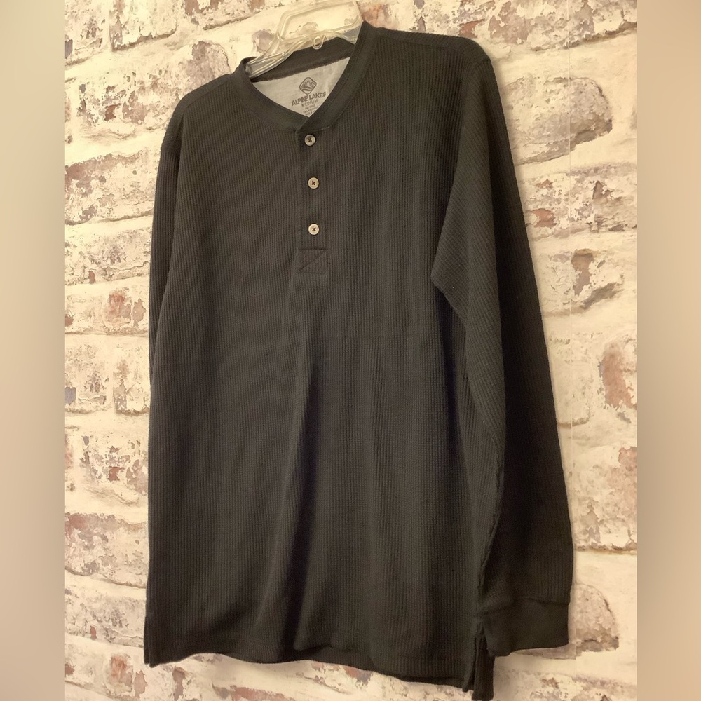 Alpine lakes long sleeve thermal in black size medium